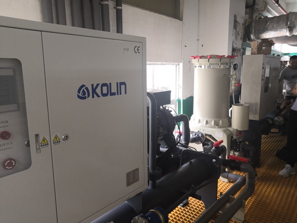 screw water chiller for plating line production company