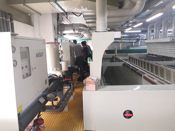 water cooled chiller for plating line industry